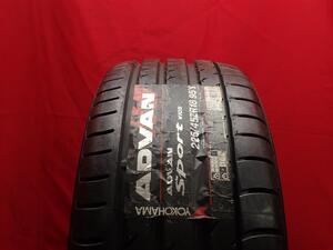 単品 タイヤ 1本 《 ヨコハマ 》 アドバンスポーツV105 [ 225/45R18 95Y ]10分山★n18 クラウン マークX オデッセイ アテンザ エスティマ