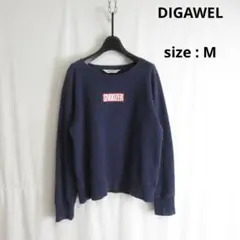 DIGAWEL プルオーバー スウェット トレーナー シャツ 古着 ビンテージ