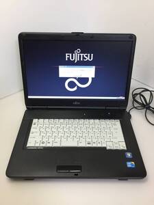 ※☆FUJITSU LIFEBOOK A550/AW FMVYN3P11 ノートPC Core i3-350M 2.26GHz 4GB【通電確認/現状渡し】