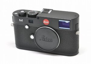 【中古】 Leica ライカ ミラーレス一眼 ライカM ボディ 2400万画素 ブラック 10770 (レンズ別売)