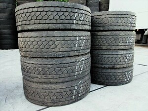 送料無料　245/70R19.5　BS　M801　ミックス　2019年製　8本セット　6～7mmぐらい