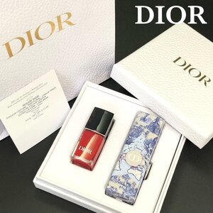 未使用 DIOR ディオール 2024 ギフトセット ルージュ/ネイル 2点 口紅 リップ マニキュア アイコン ベルベット 720V ヴェルニ999 最落無