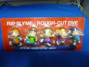 非売品　RIP SLYME ROUGH-CUT FIVE 　メンバーフィギュア5体付き ストラップ リップスライム　赤塚不二夫