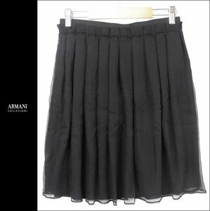 ■■＜未使用品：Italy製＞アルマーニ＜ARMANI COLLEZIONI＞フレアスカート＜40＞■■