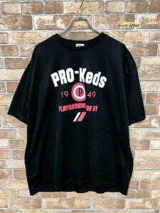 PRO-Keds プロキッズ メンズ ロゴプリント ドライ 半袖Tシャツ 大きいサイズ 5L 黒