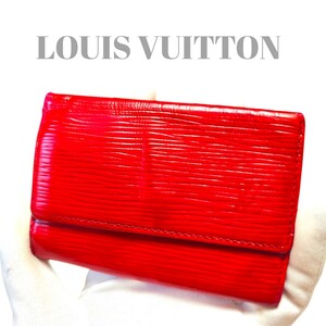 １円〜【美品】 LOUIS VUITTON ルイヴィトン エピ キーケース ミュルティクレ6 RED カスティリアンレッド 希少 レア