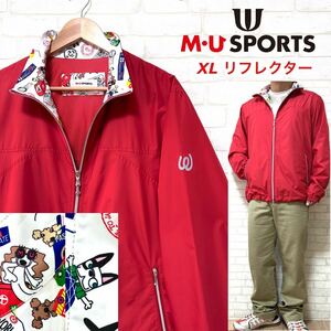 M.U SPORTS ミエコウエサコ 裏メッシュジップアップ ナイロンジャケット