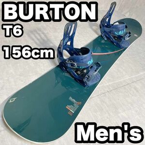 スノーボードセット バートン T6 BURTON メンズ 2点 156cm 板 ティーシックス 大人気モデル 初心者 中級者 ビンディング バインディング