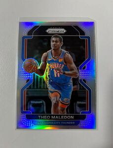 panini prizm silver theo maledon thunder