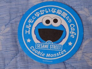 セサミストリート♪クッキーモンスター紙製コースター