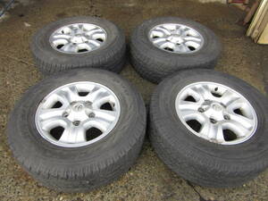 LAND CRUISER 100中期ランクル純正アルミ 8J +60 5H150 275/65R17 シグナス LEXUS LX470レクサス LX570