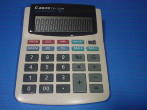 C004-14-2 Canon製電卓　TX-120H