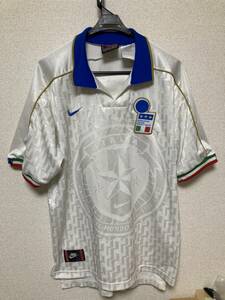 ☆サッカー NIKE イタリア代表ユニフォーム 1995-96シーズン アウェー 英国製 Lサイズ 送料無料☆