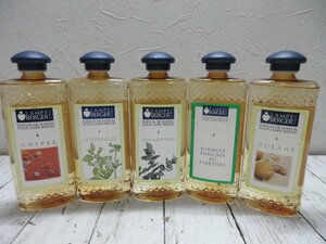 11.LAMPE BERGER ランプベルジェ 　500ｍｌ　0.5リットル　5本　パフューム オイル 保管品 【星見】