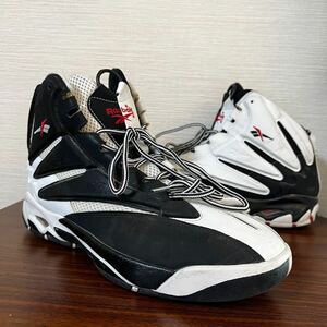 レア REEBOK THE BLAST ザ ブラスト 27.5cm モノトーン M41941 Nick Van Exel メンズ スニーカー白 黒 赤 検/NBA レイカース 旭日旗