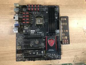 ★中古品 BIOS確認 MSI Z97 GAMING7 LGA1150 マザーボード IOパネル付属 ★