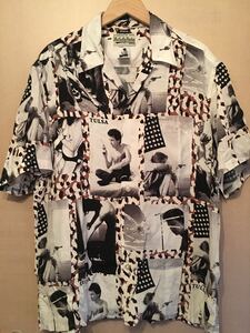 WACKO MARIA ワコマリア LARRY CLARK TULSA HAWAIIAN SHIRT ハワイアン アロハ シャツ L ラリークラーク ヒョウ柄 レオパード