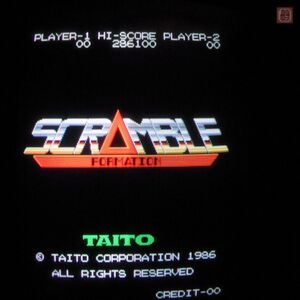 1円〜 ※ROMのみ タイトー/TAITO スクランブルフォーメーション SCRAMBLE FORMATION 旧版 遊園地あり インスト純正 動作確認済【20