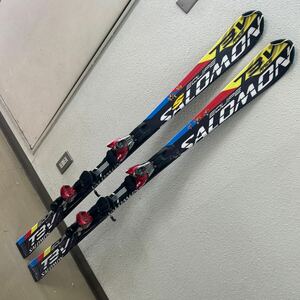 【131490】SALOMON EQUIPE T3V RACE サロモン レーシング スキー板　144cm ビンディング 