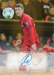 15-16 TOPPS THOMAS MULLER 50枚限定直筆サインカード