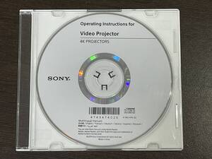 ★【付属品CD-ROM ディスクのみ】SONY ソニー 4Kプロジェクター用 Operating Instructions (取扱説明書) 4743474020★定形外発送可能