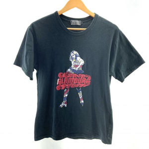 【中古】HYSTERIC GLAMOUR 22SS 02221CT05 VIXEN GIRL 刺繍 Tシャツ サイズS ヒステリックグラマー 02221CT05 ブラック[240019458573]