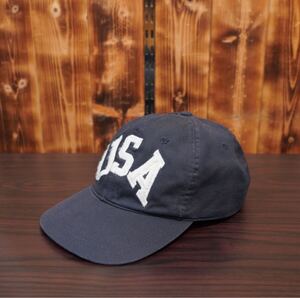 90s usa製　ralphlauren fitted cap M/ラルフローレン　キャップ　星条旗