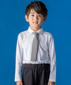 「BeBe Petits Pois Vert」 「KIDS」長袖シャツ 130cm ホワイト キッズ