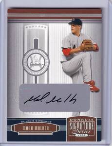 マーク・マルダー 直筆サインカード 2005 DONRUSS SIGNATURE SERIES MARK MULDER AUTOGRAPH / カージナルス / TOPPS 以外