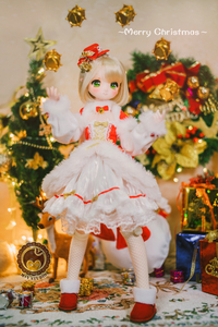 MDD（S/M胸）背中リボンクリスマスお洋服６点セット