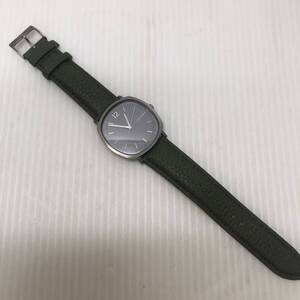 SKAGEN スカーゲン RUNGSTED SKW6381 腕時計 レザーベルト 三針 カーキ ファッション雑貨 アクセサリー 小物 稼働品