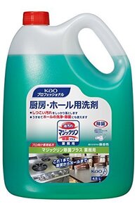 （まとめ買い）花王 厨房・ホール用洗剤 マジックリン 除菌プラス 業務用 4.5L 505996 〔3本セット〕