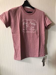 新品未使用タグ付き アンタイトル ピーターラビット　コラボ 半袖Tシャツ 120サイズ レッド　反射機能シャツ 送料210円 男女兼用