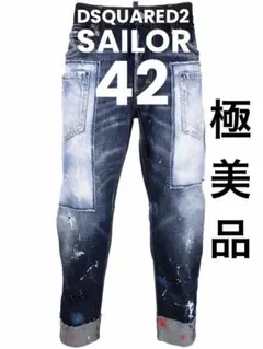 定価15万 22SS名作・極美品 再構築パッチワーク SAILOR JEAN42