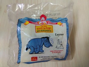 McDonald　マクドナルド　くまのプーさん　winnie the pooh ハッピーセット　Eeyore　イーヨー　ぜんまいおもちゃ　1998　未使用未開封品