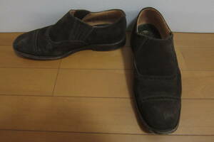 Northamptonshire ノーザンプトン 紳士靴 革靴 ビジネスシューズ スエード こげ茶 イギリス製 サイズ8(26.5㎝位) O2404A