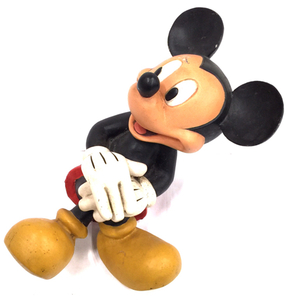 ディズニー ミッキーマウス 高さ約26cm 全長約43cm 置物 キャラクター雑貨 現状品 QD062-41