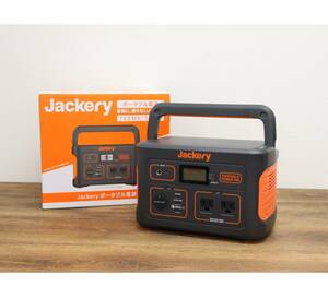 通電OK Jackery/ジャクリ ポータブル電源 708 PTB071 キャンプ/アウトドア用品 発電機/大容量バッテリー ケーブル他付属 現状品 『U848ジ』