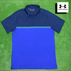 UNDER ARMOUR アンダーアーマー ポロシャツ【ネイビー/XL】美品！