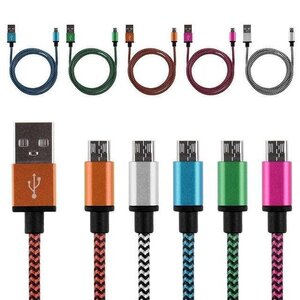 【Type-Cケーブル １ｍ オレンジ】USB-A iPhone 充電ケーブル Type-Cケーブル 強化 ナイロン製 A04