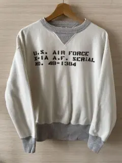 TOYS McCOY 　ミリタリー 　スウェット”ＵＳＡＦ ” M　グレー