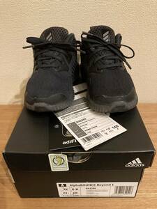 adidas B422869 AlphaBOUNCE Beyond I CARBON/GREFOU/CBLACK 14cm USED アディダス アルファバウンス ビヨンド ベビー シューズ スニーカー