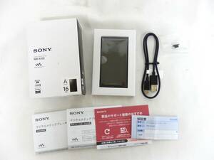 103C989D◆美品 SONY ソニー Walkman ウォークマン NW-A105 ※イヤホンなし ブラック 動作OK