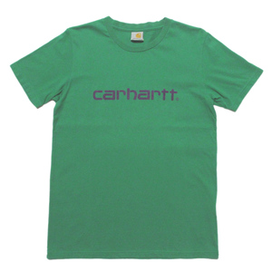 【美品】　carhartt　SCRIPT TEE　GREEN　M　カーハート　WIP