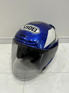 希少　SHOEI J-FORCE Ⅱ　ショウエイ　ジェイフォース２　TEAM　YAMAHA　RACING　青　ヘルメット　　フルフェイス