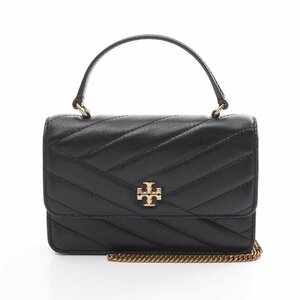 トリーバーチ キラ シェブロン トップハンドル ミニ ブランドオフ Tory Burch レザー ショルダーバッグ レザー 中古 レディース