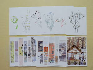 ★安野光雅 ポストカード　18枚「物語の街から村へ」「みちの辺の花」