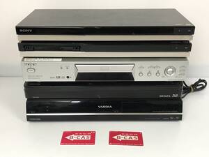 1円スタート SONY ソニー 東芝 DVD ブルーレイレコーダー 大量 5台 まとめて セット ジャンク BDZ-ZW1500 DVP-NS300 DBR-W1008 RD-E305K