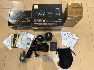 中古　Nikon D5500 デジタル一眼レフカメラ ダブルズームキット