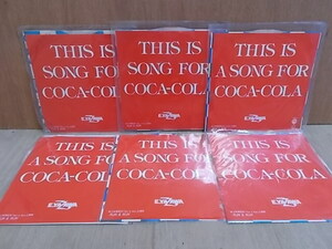 epr7310　【未確認】　矢沢永吉/THIS IS A SONG FOR COLA COLA　EP6枚セット